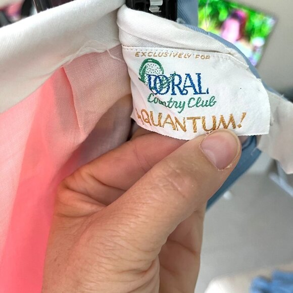 Doral Country Club By Quantum Skirt Womens Size Small S Pastel Colorblock Blue - Picture 4 of 9